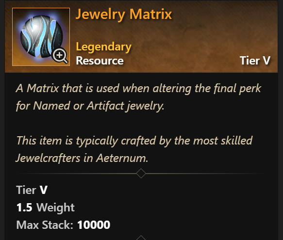 Jewelry Matrix